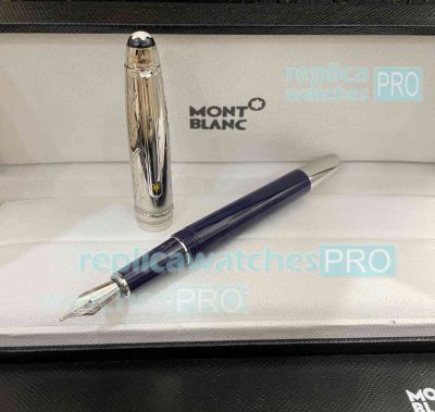 Excellent quality Montblanc Meisterstuck Le Petit Prince Solitaire Doue Fountain Silver Cap